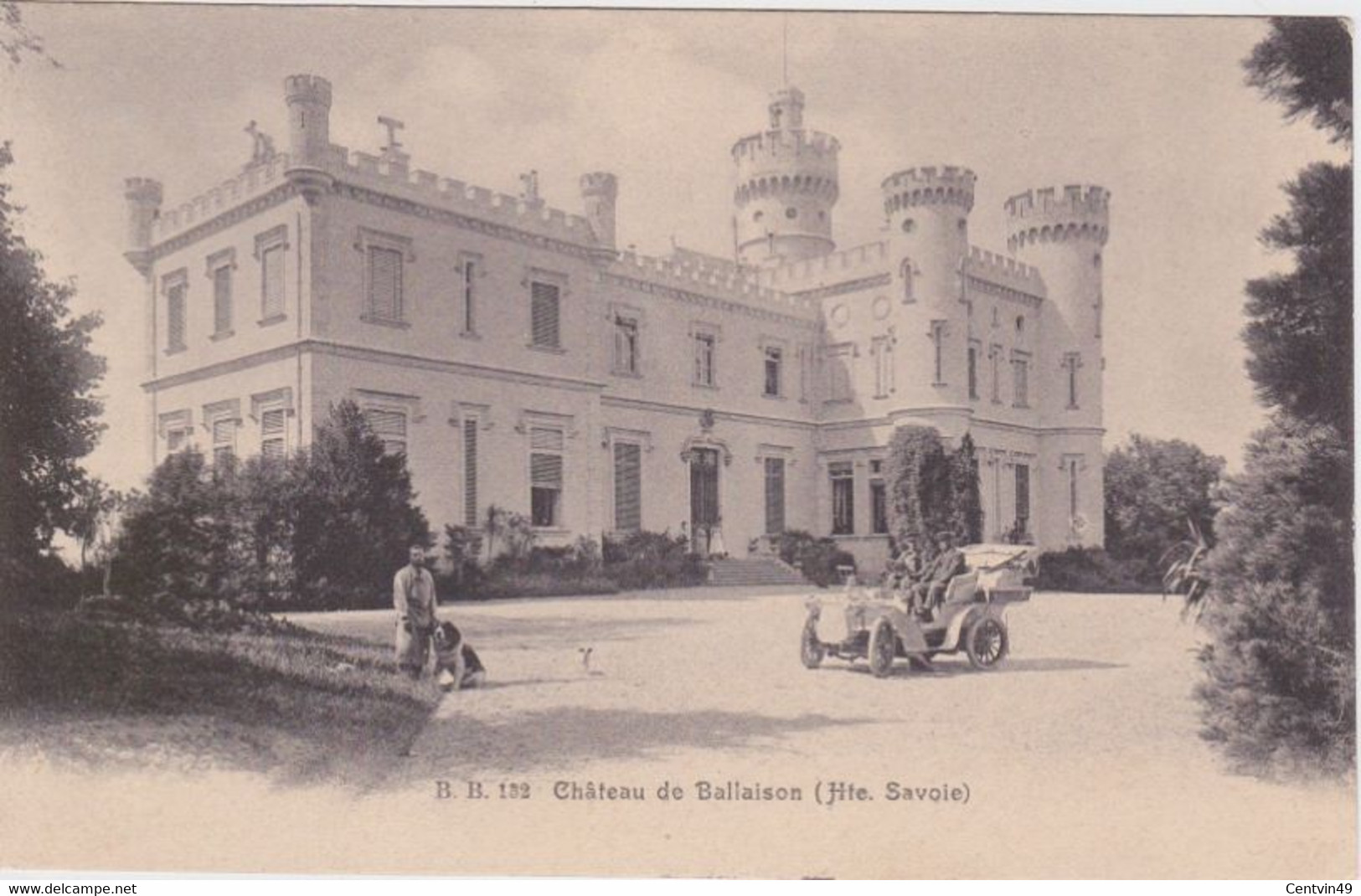 Carte Postale De France - Haute-Savoie (74) - Ballaison Le Château De Ballaison - Dos écrit 1906  Etat Superbe - Douvaine