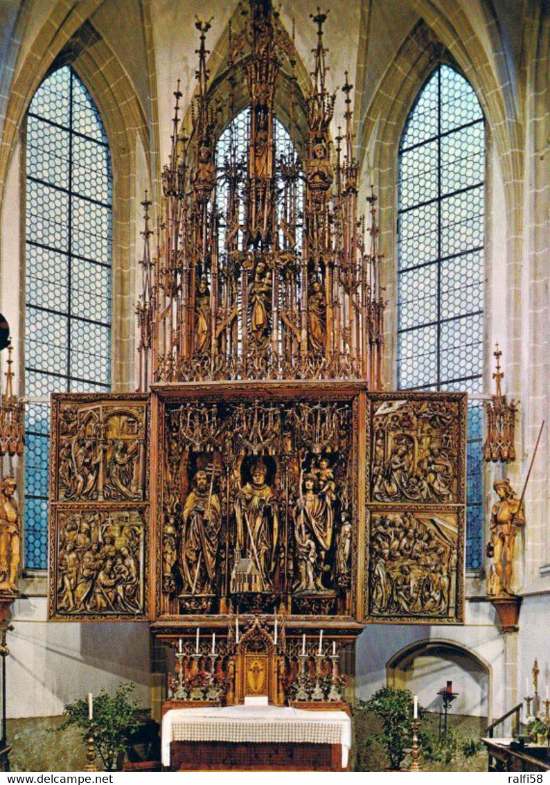 2 AK Oberösterreich * Pfarrkirche In Kefermarkt - Gotischer Flügelaltar Von 1491 * - Kefermarkt