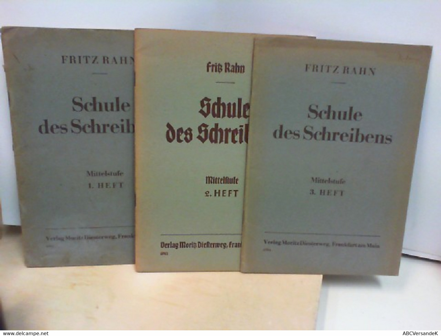 Schule Des Schreibens, Mittelstufe, 1,2 Und 3 Heft ( Mittelstufe ) - Schoolboeken