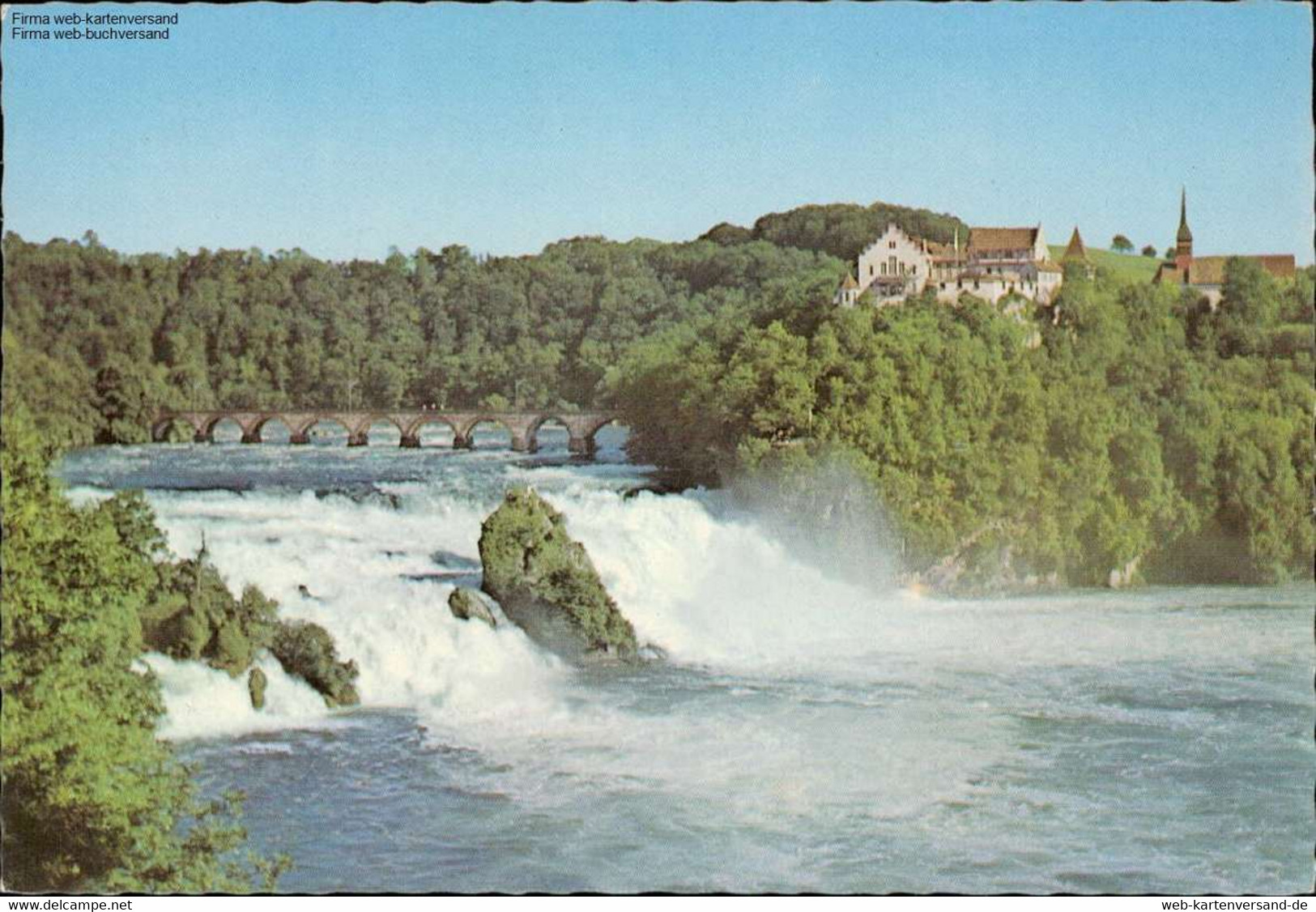 1117241 Rheinfall Mit Schloss Laufen (Schweiz) - Laufen-Uhwiesen 