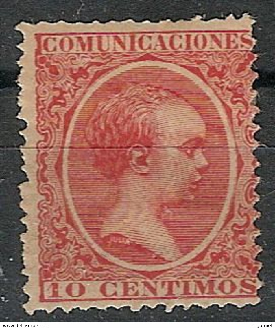 España 0218 (*) Alfonso XIII. Pelon. 1889. Sin Goma - Nuevos