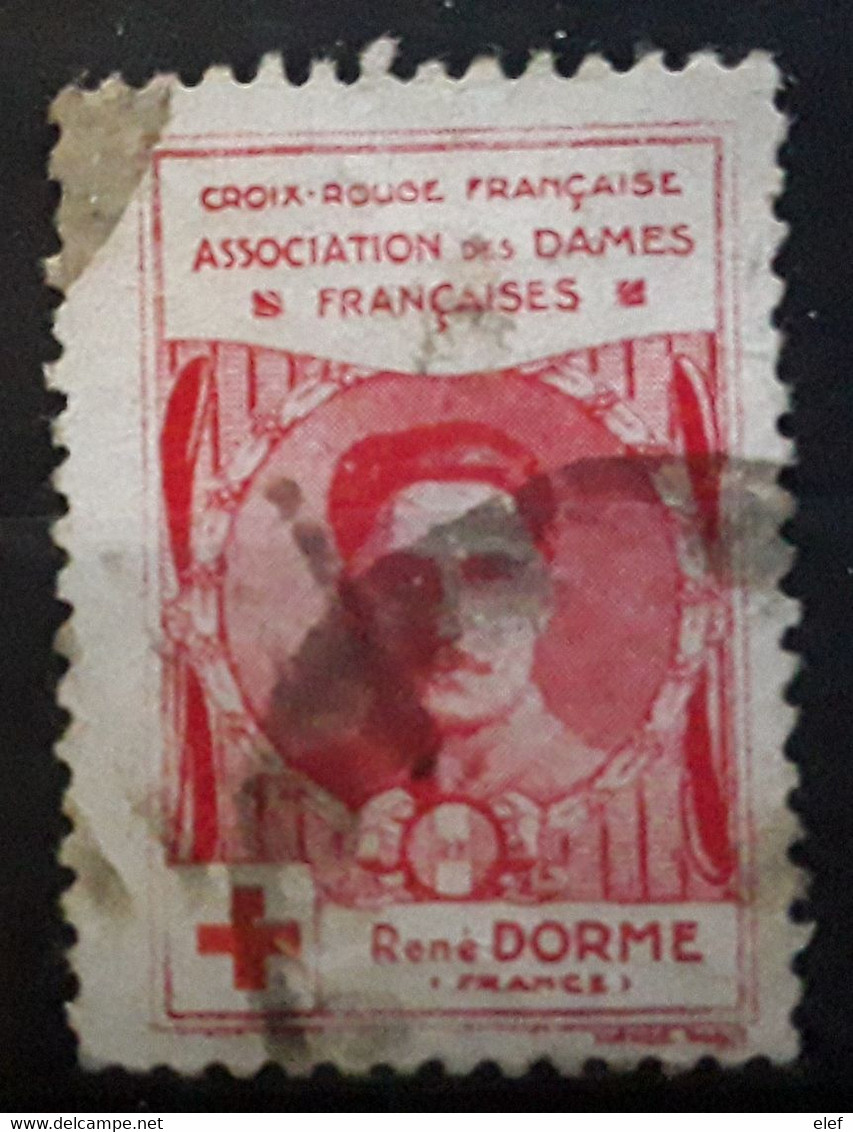 France Vignette CROIX ROUGE RED CROSS Association Des Dames Françaises René DORME Obl TB - Croix Rouge