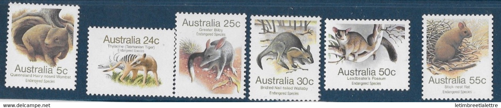 ⭐ Australie - YT N° 747 à 752 ** - Neuf Sans Charnière ⭐ - Mint Stamps