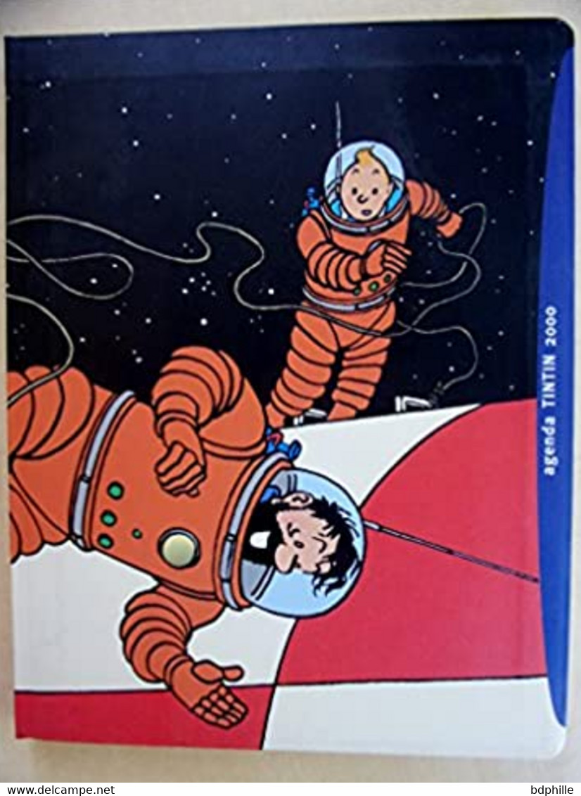 Agenda Tintin Lune Moulinsart 2000 Grand Format 19x25 - Agendas & Calendarios