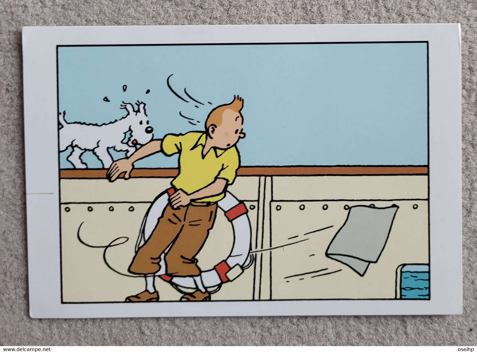 CPM Carte Postale - Hergé TINTIN Les Cigares Du Pharaon - Hergé