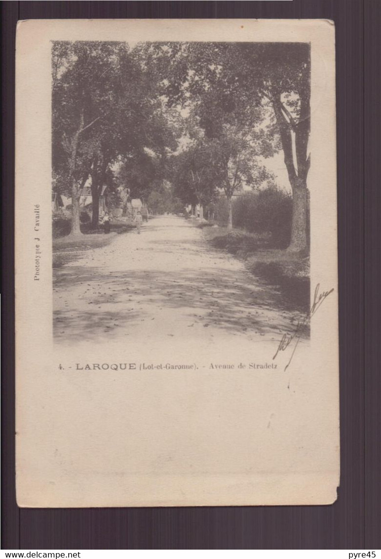 LAROQUE AVENUE DE STRADETZ 47 ABIMEE COIN INFERIEUR DROIT - Laroque Timbault