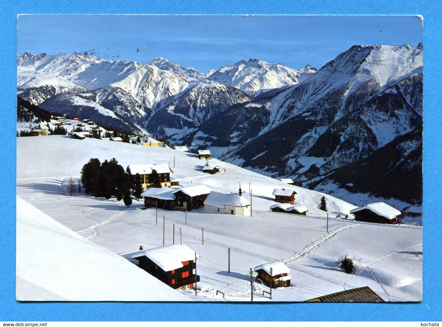 NOV393, Riederalp, Blinnenhorn, Ofenhorn, Schinhorn, 44897, GF, Circulée 1970 - Riederalp