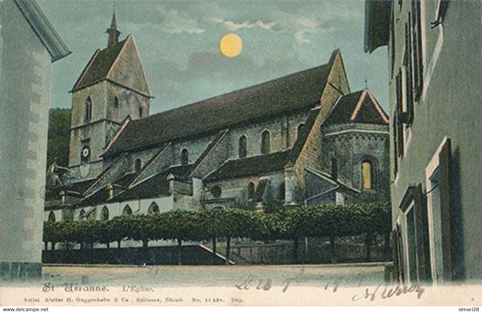 ST URSANNE - N° 11536 - L'EGLISE (CARTE LUMINEUSE) - Saint-Ursanne