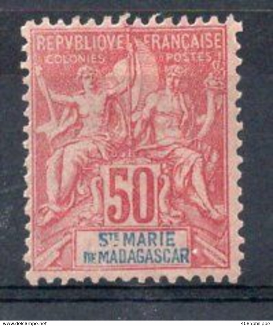 SAINTE MARIE DE MADAGASCAR Timbre Poste N° 11(*) Neuf Sans Gomme TB Cote 70€00 - Neufs