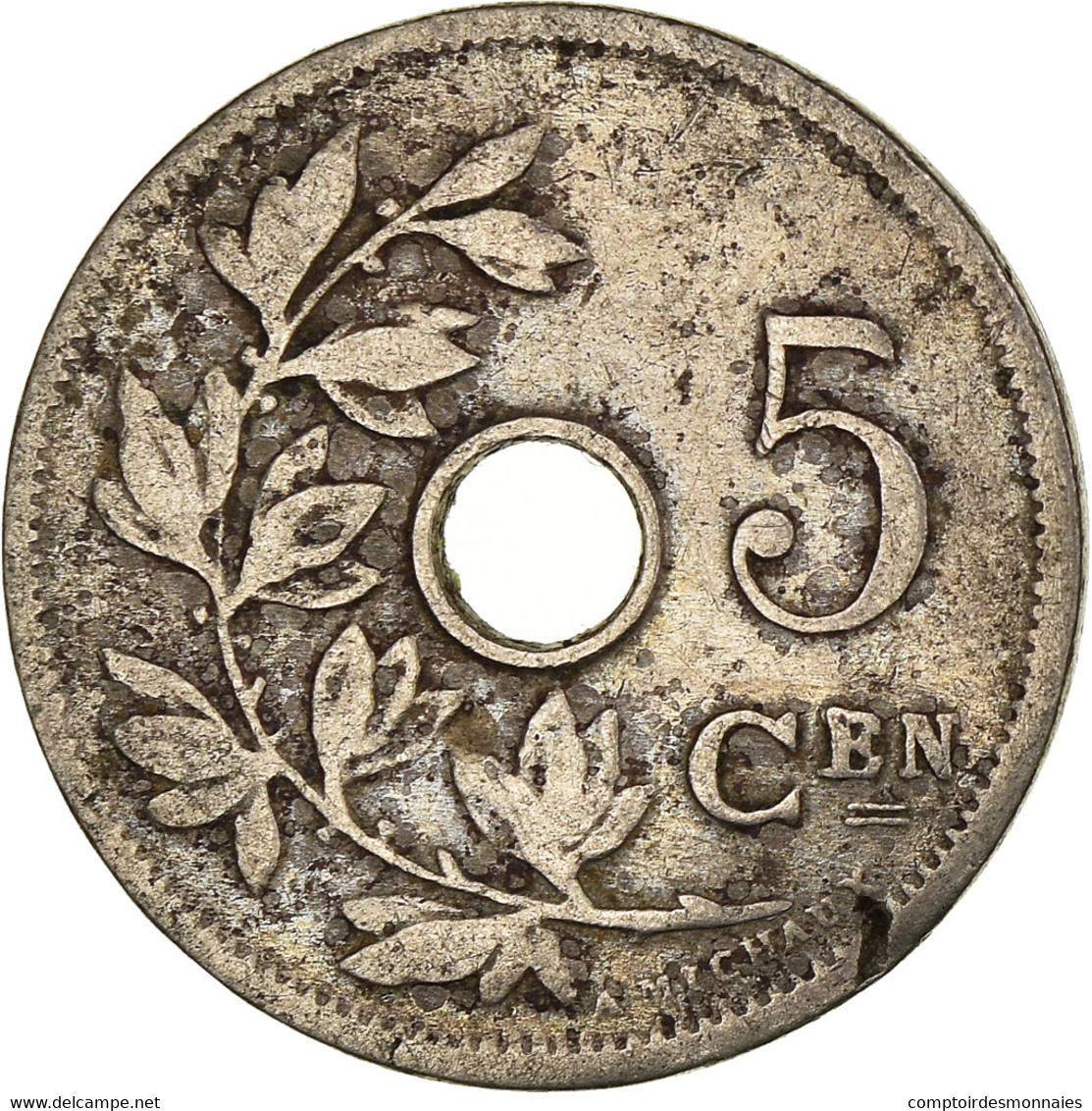 Monnaie, Belgique, 5 Centimes, 1906, TB, Cupro-nickel, KM:55 - 5 Centimes