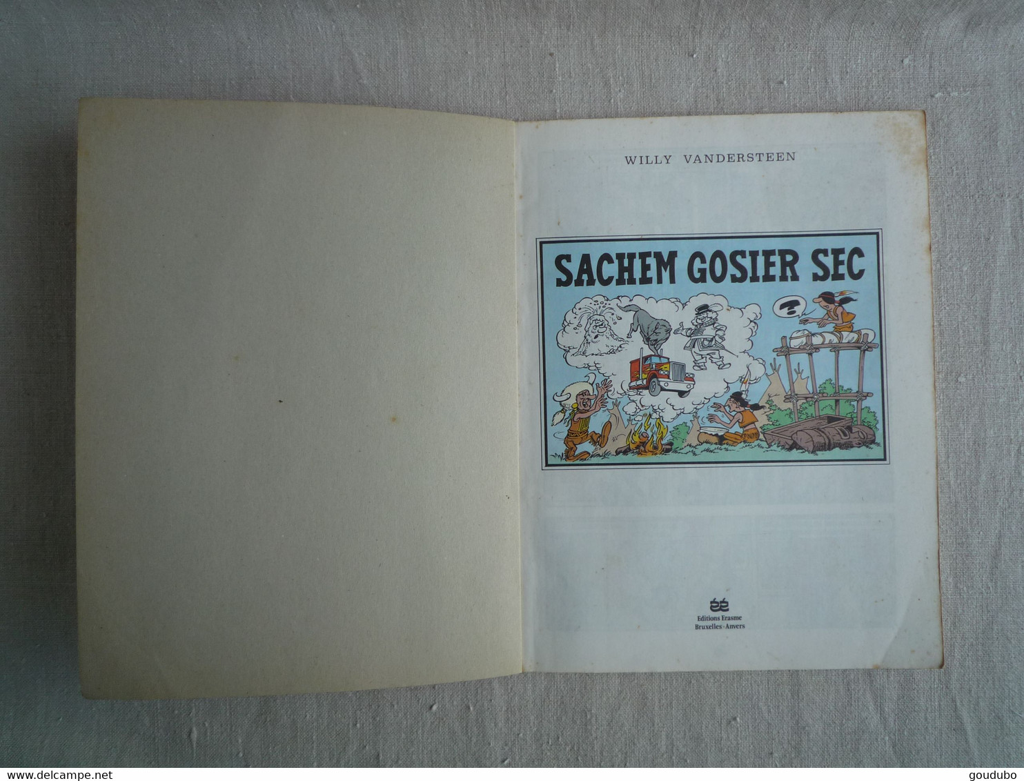 Bob Et Bobette Willy Vandersteen  N°196 Sachem Gossier Sec Erasme 1983. - Suske En Wiske