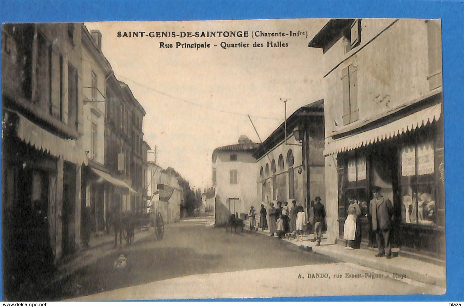 17 -   Charente Maritime  - Saint Genis De Saintonge - Rue Principale - Quartier Des Halles  (N7059) - Altri & Non Classificati