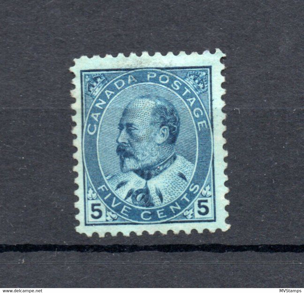 Canada 1903 Old Edward VII Stamp (Michel 79) Nice Unused (no Gum) - Ungebraucht