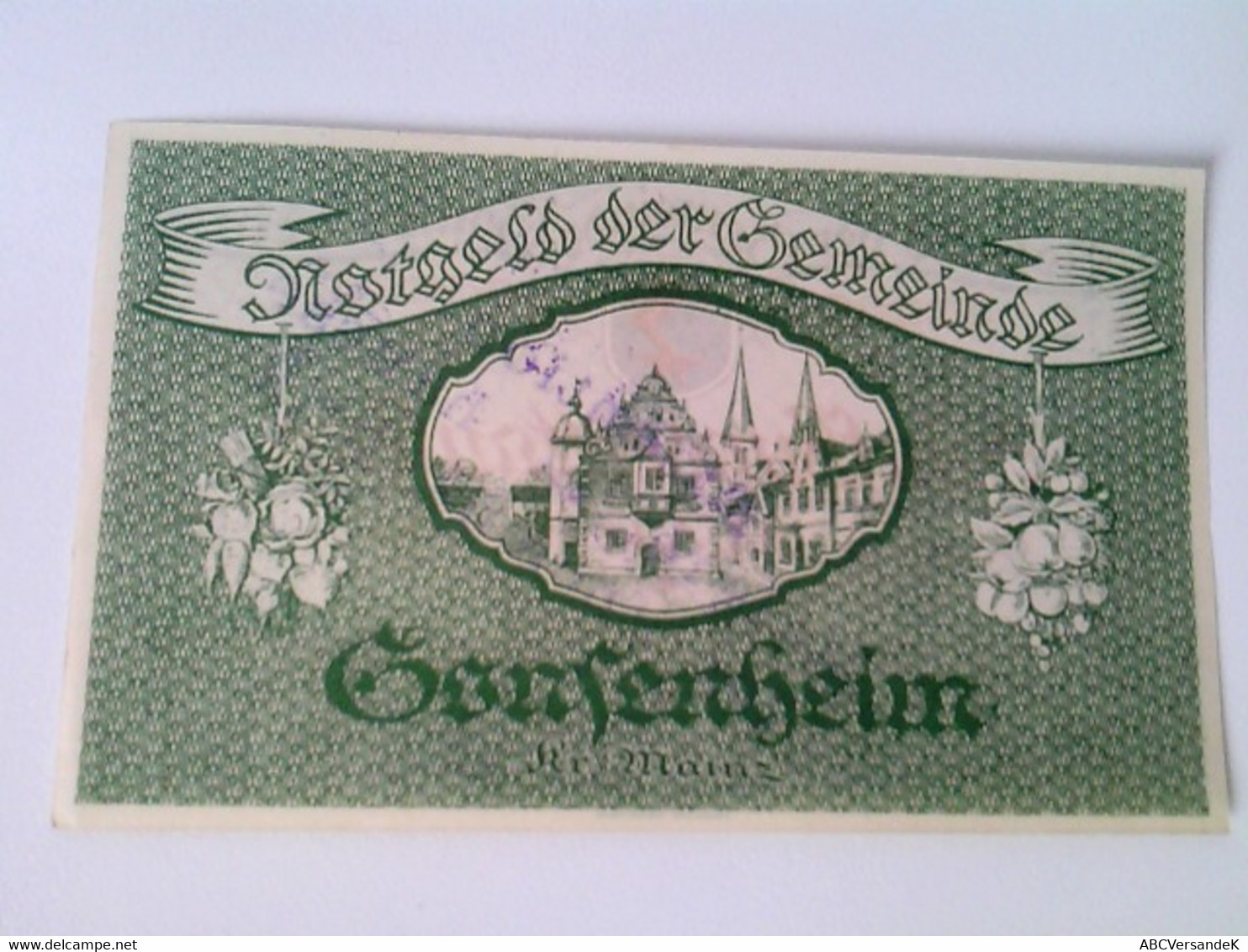 Notgeld Der Gemeinde Gonsenheim: 1 Schein:  500 000 Mark. 17. August 1923 - Numismatica