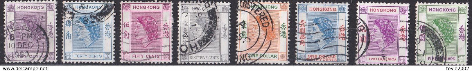 Hongkong 1954 - Lot Aus Mi.Nr. 179 - 190 - Gestempelt Used - Oblitérés