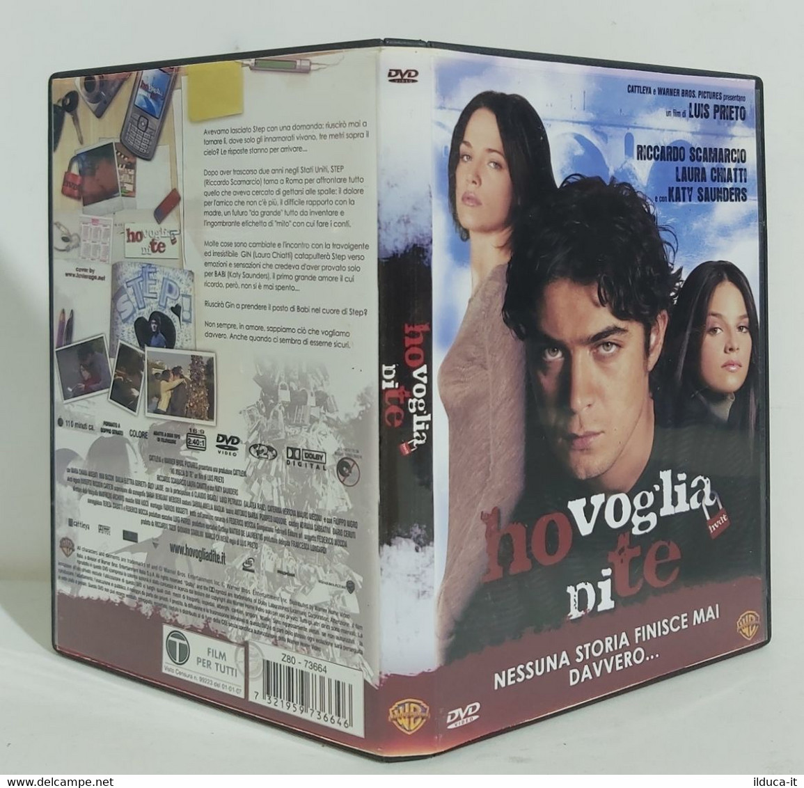 I102753 DVD - HO VOGLIA DI TE (2007) - Riccardo Scamarcio / Laura Chiatti - Lovestorys