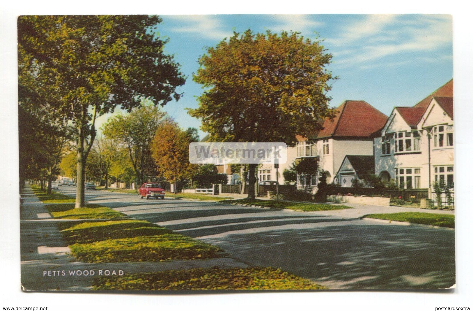 Petts Wood Road, Houses, Cars - C1970's Kent Postcard - Other & Unclassified