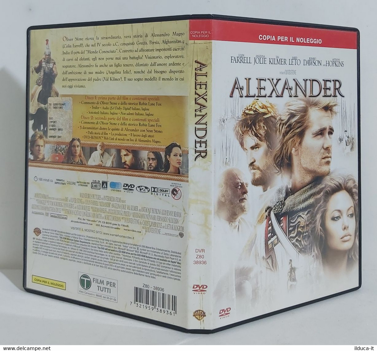 I102800 Doppio DVD - ALEXANDER (2004) - Colin Farrell / Angelina Jolie - Storia