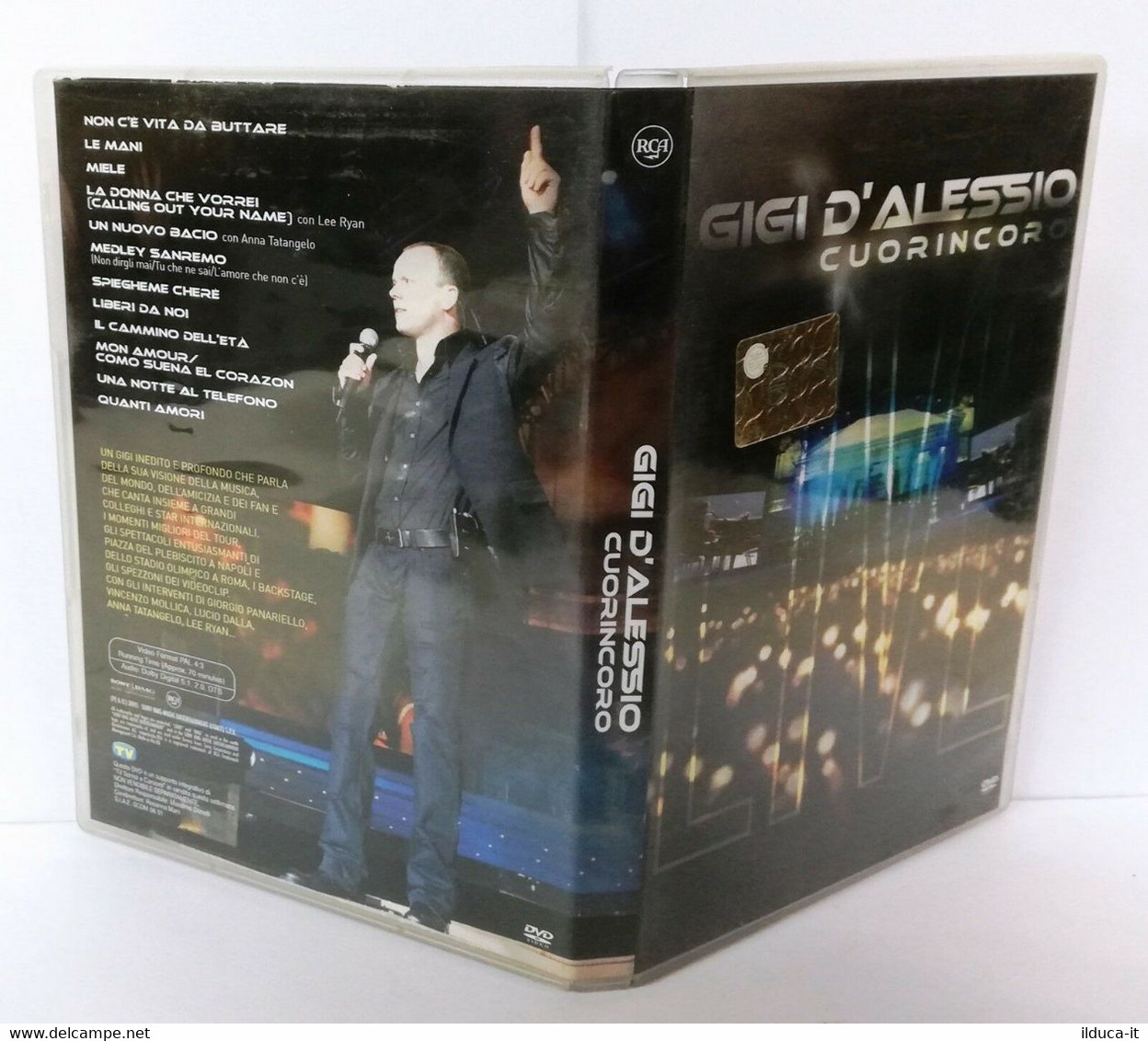 01527 DVD - GIGI D'ALESSIO: Cuorincoro LIVE - 2005 - Conciertos Y Música