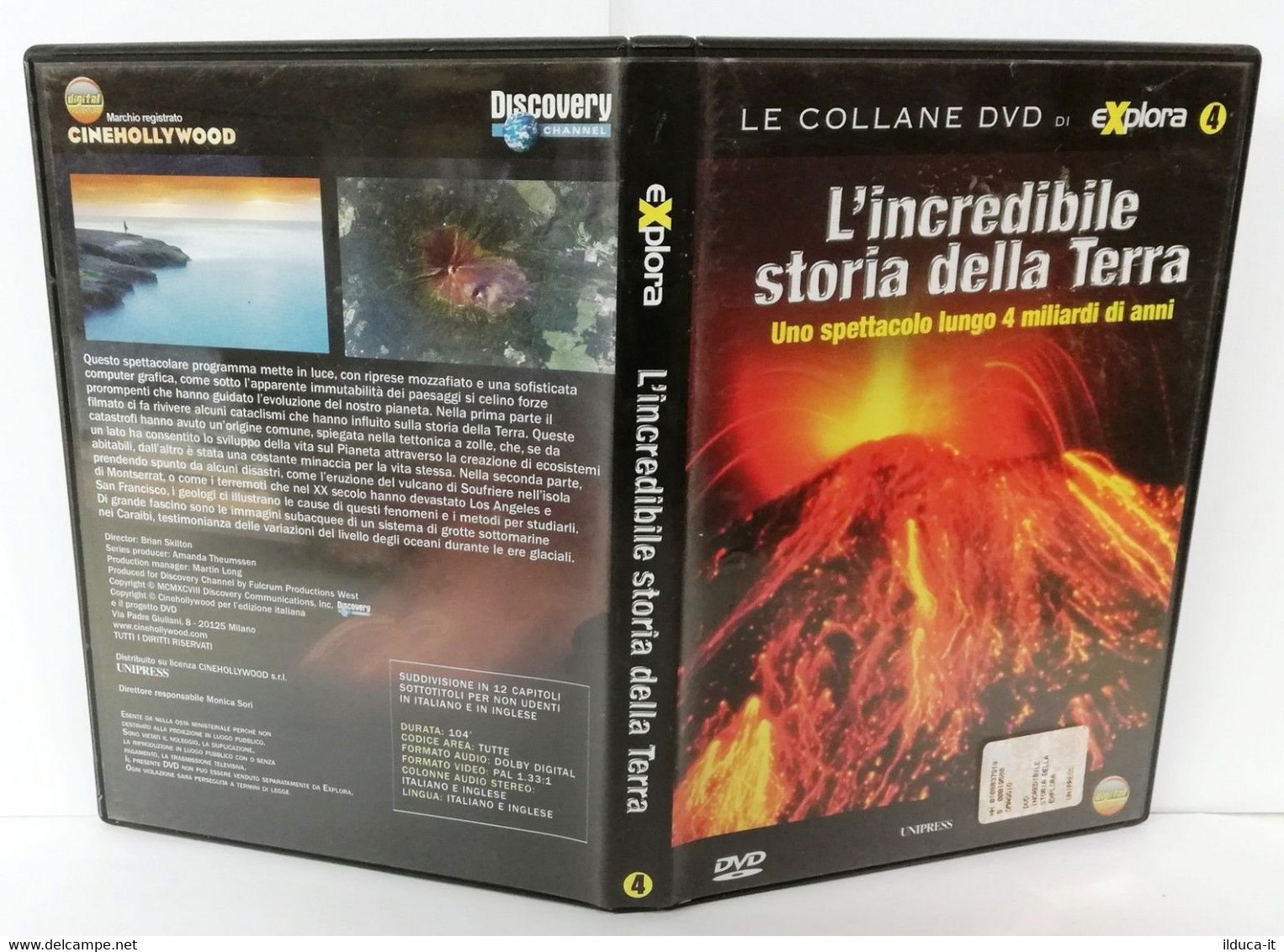 01530 DVD - Explora N. 4 - L'incredibile Storia Della Terra - Unipress - Documentaires