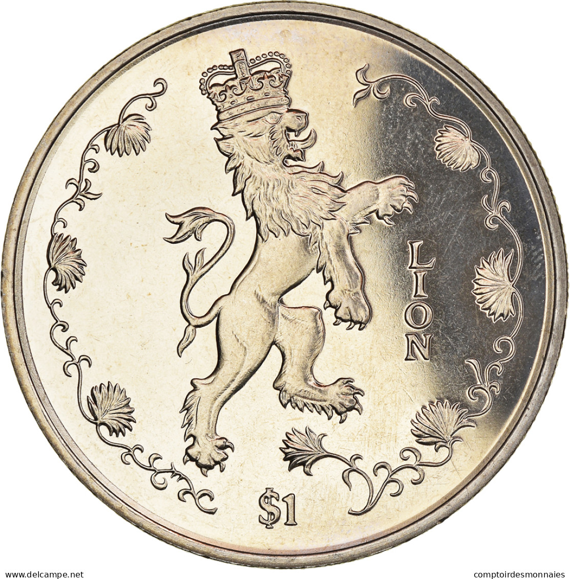 Monnaie, Sierra Leone, Dollar, 1997, British Royal Mint, Lion Couronné, SPL - Sierra Leone