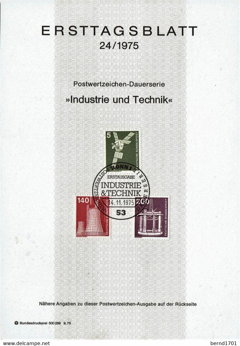 Germany - Mi-Nr 846, 856, 858 ETB 24/75 (B1806)- - 1974-1980