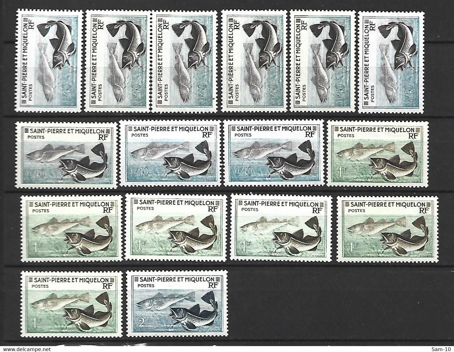 Timbre De St Pierre Et Miquelon Neuf **/*  N 353 / 354 + 355 - Neufs