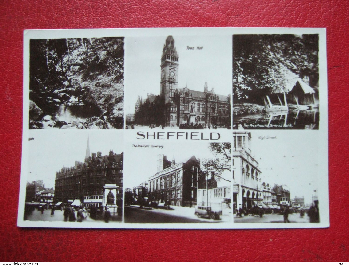 ANGLETERRE - SHEFFIELD -  - " CARTE MULTI-VUES " - VOIR LES SCANS...  " RARE " - - Sheffield