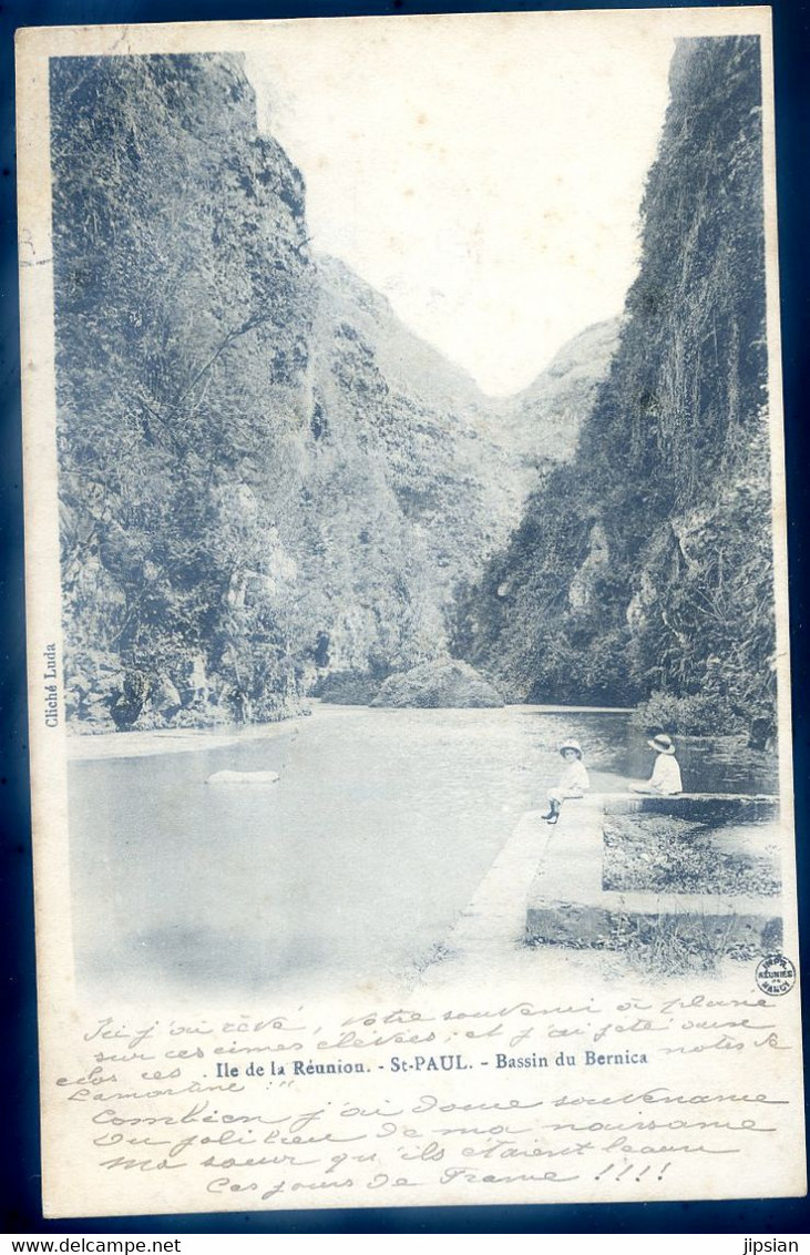 Cpa De L' Île De La Réunion - St Paul - Bassin Du Bernica   JA22-46 - Saint Paul