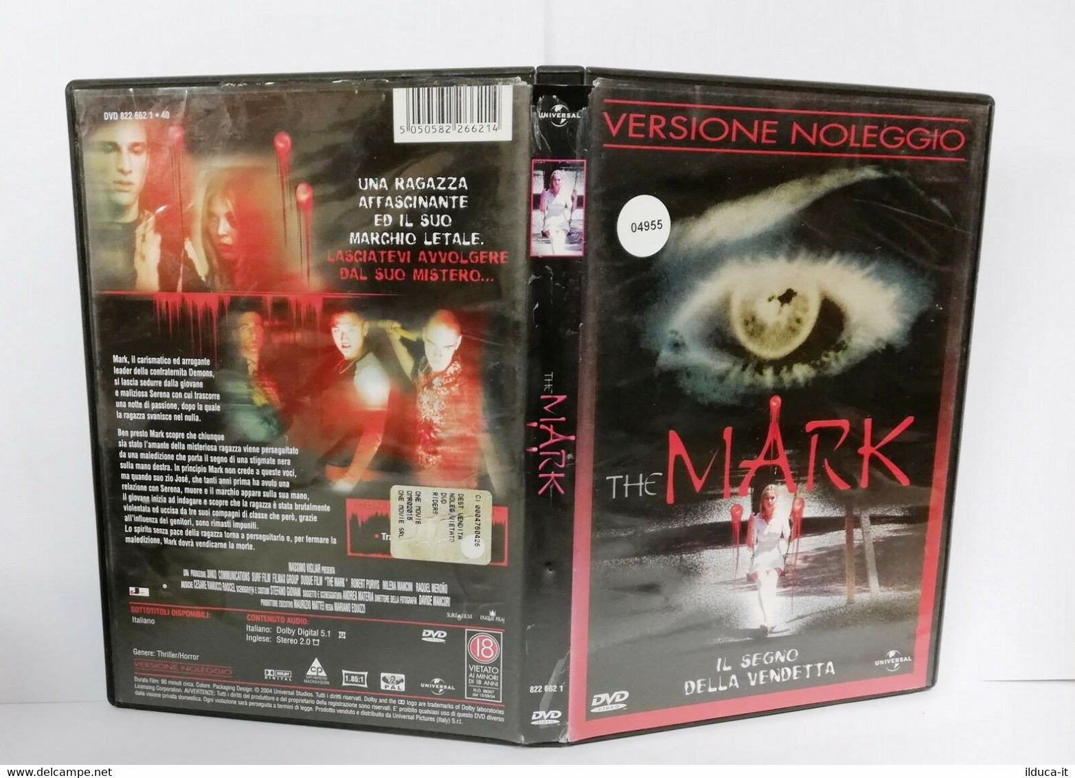 01628 DVD - THE MARK Il Segno Della Vendetta - Roberto Purvis, Alla Bulankina - Horreur