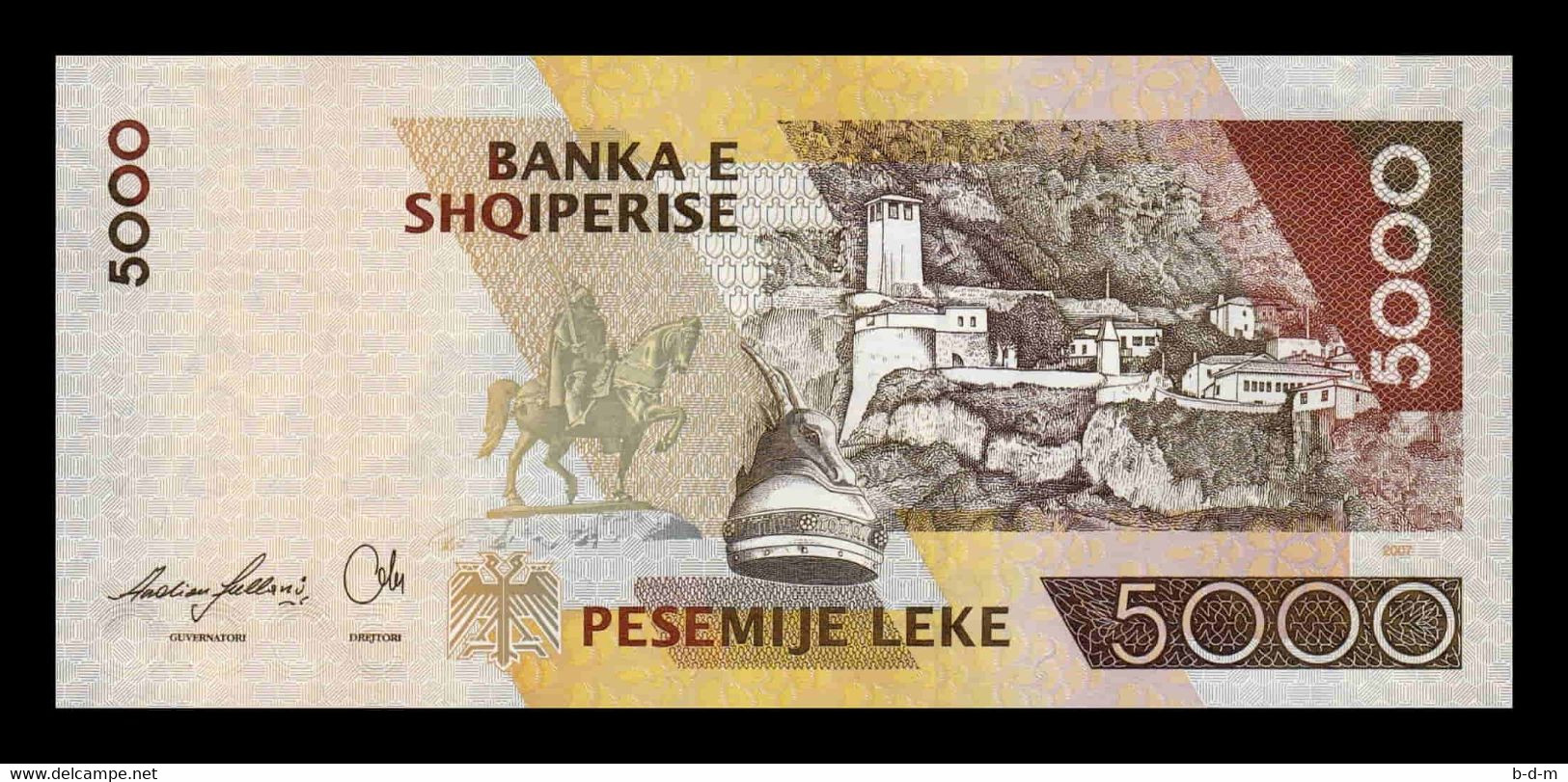 Albania 5000 Leke 2007 Pick 75a SC UNC - Albania