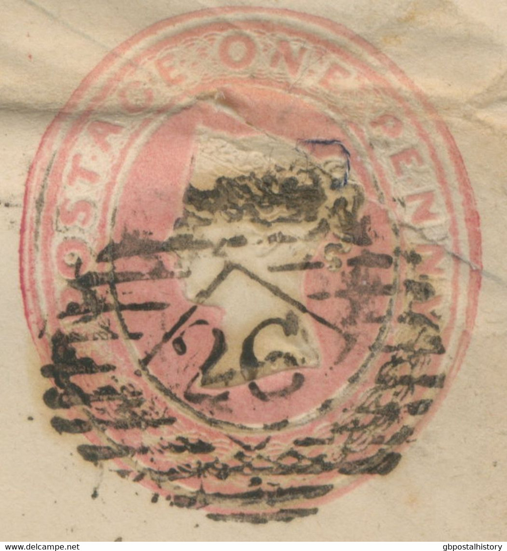 GB LONDON Inland Office „26“ Numeral Postmark (Parmenter 26B, NEW EARLIEST USAGE - Brieven En Documenten