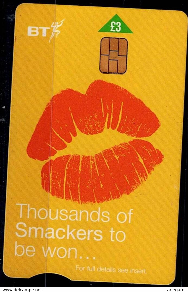 UNITED KINGDOM 2002 PHONECARD BT THOUSANDS OF SMACKERS TO BE WON USED VF!! - Autres & Non Classés