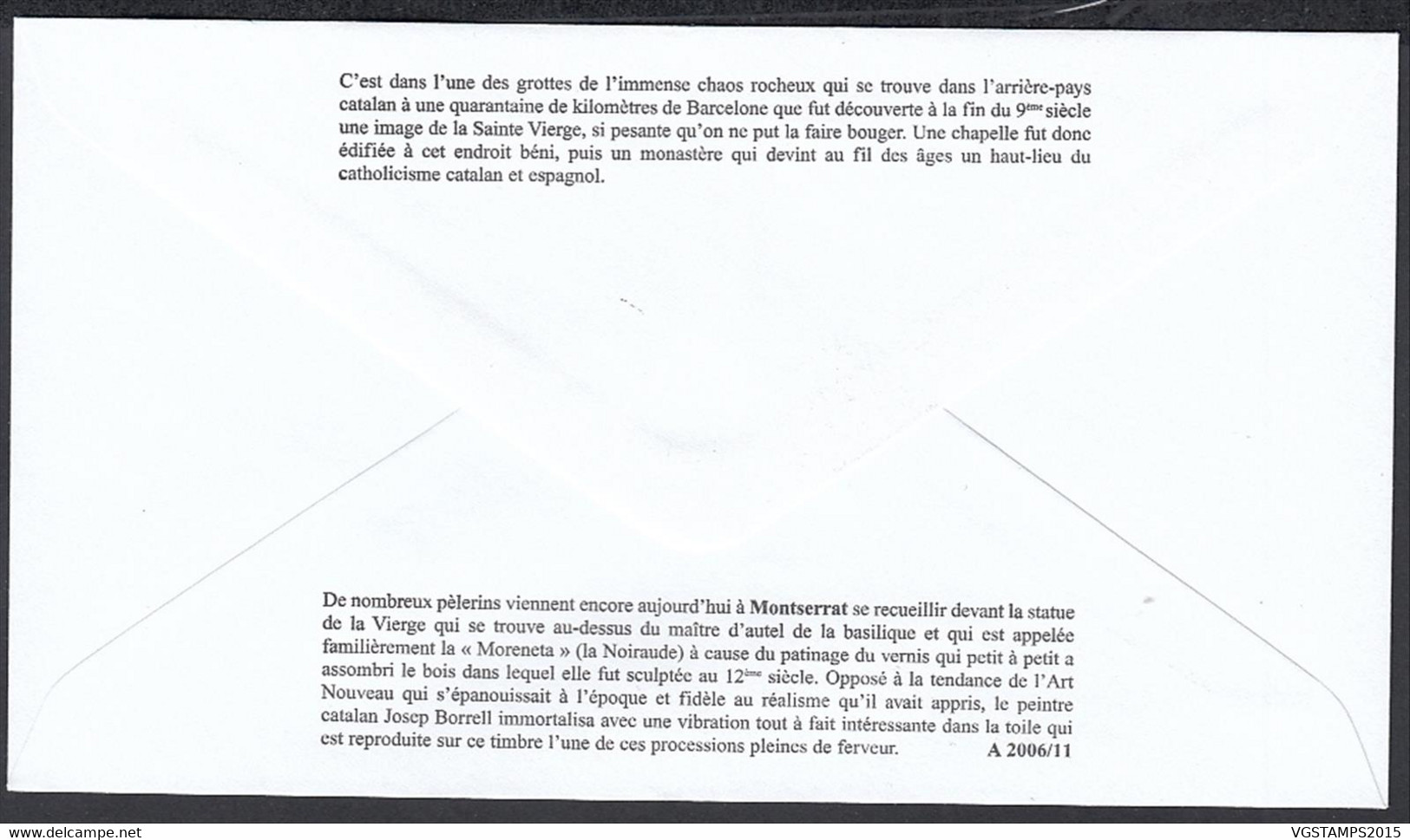 Andorre  2006-Andorre-Française- Lettre 1er. Jour Emission. Mi Nº 652/Yvert Nº 631. Theme: Peinture... (VG) DC-10328 - Gebruikt