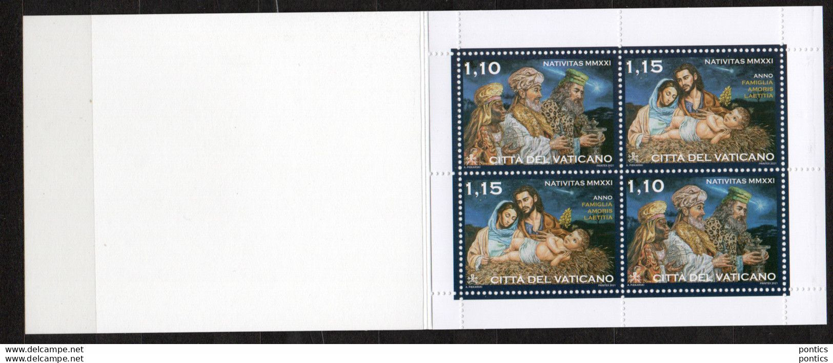 2021 - VATICANO - SAF - ANNATA COMPLETA ** - Unused Stamps