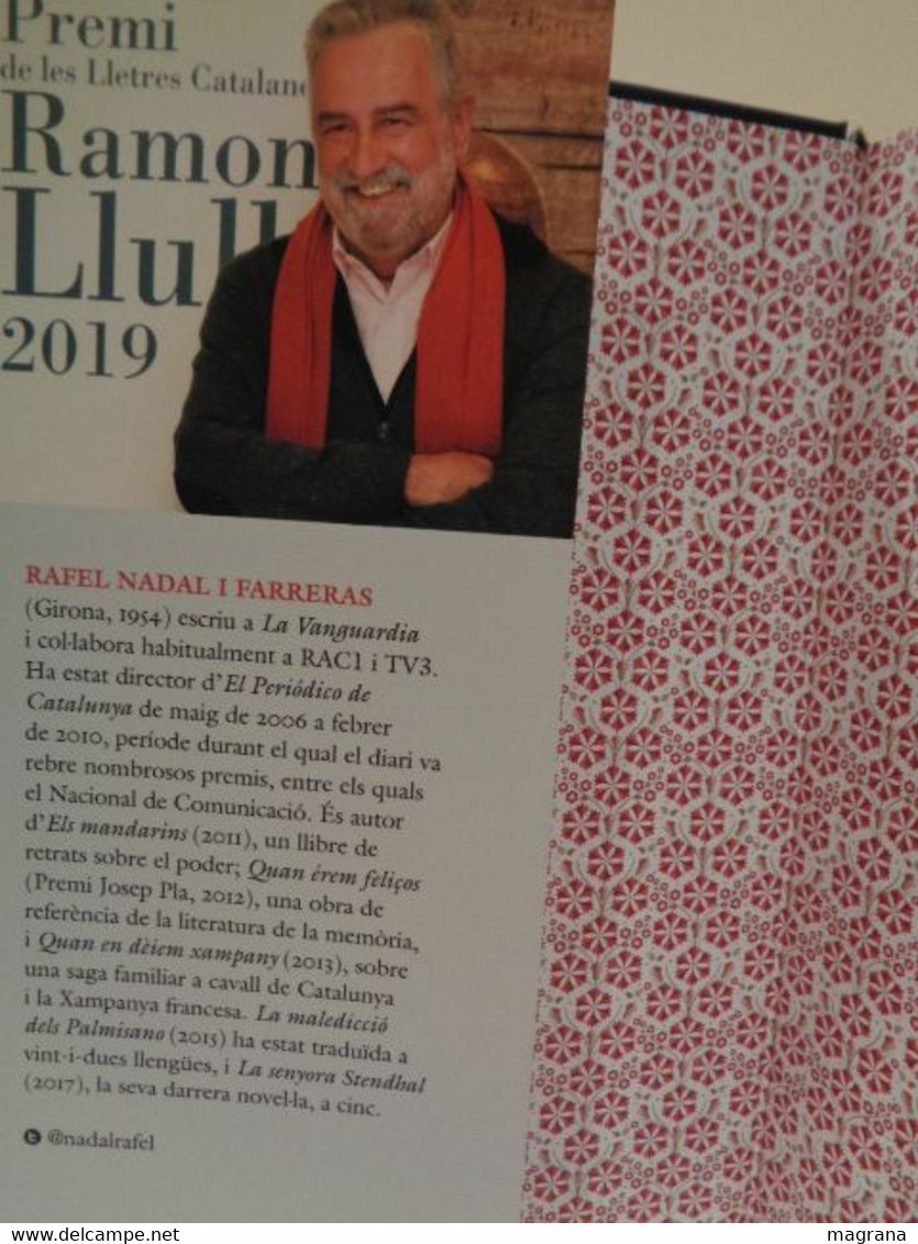 El Fill De L'italià. Rafel Nadal. Editorial Columna. Premi Ramon Llull. 2019. 463 Pp. - Romane