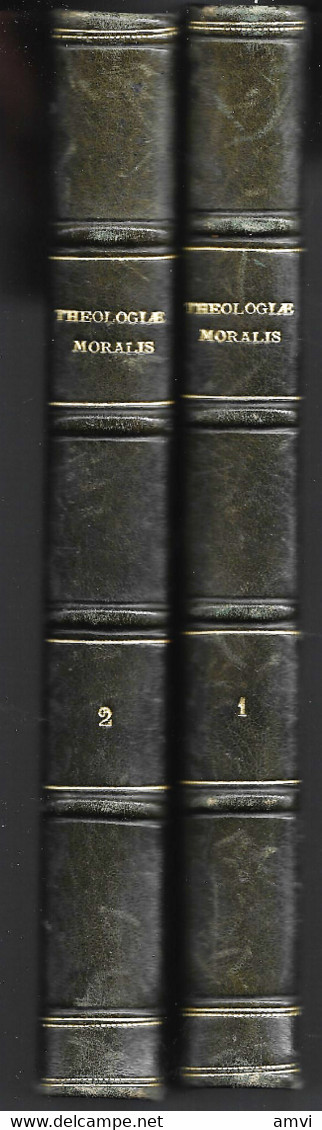 22-177 Sam THEOLOGIA MORALIS INSTITUTIONES - EN 2 VOLUMES : TOMES 1 Et 2 - Cultural