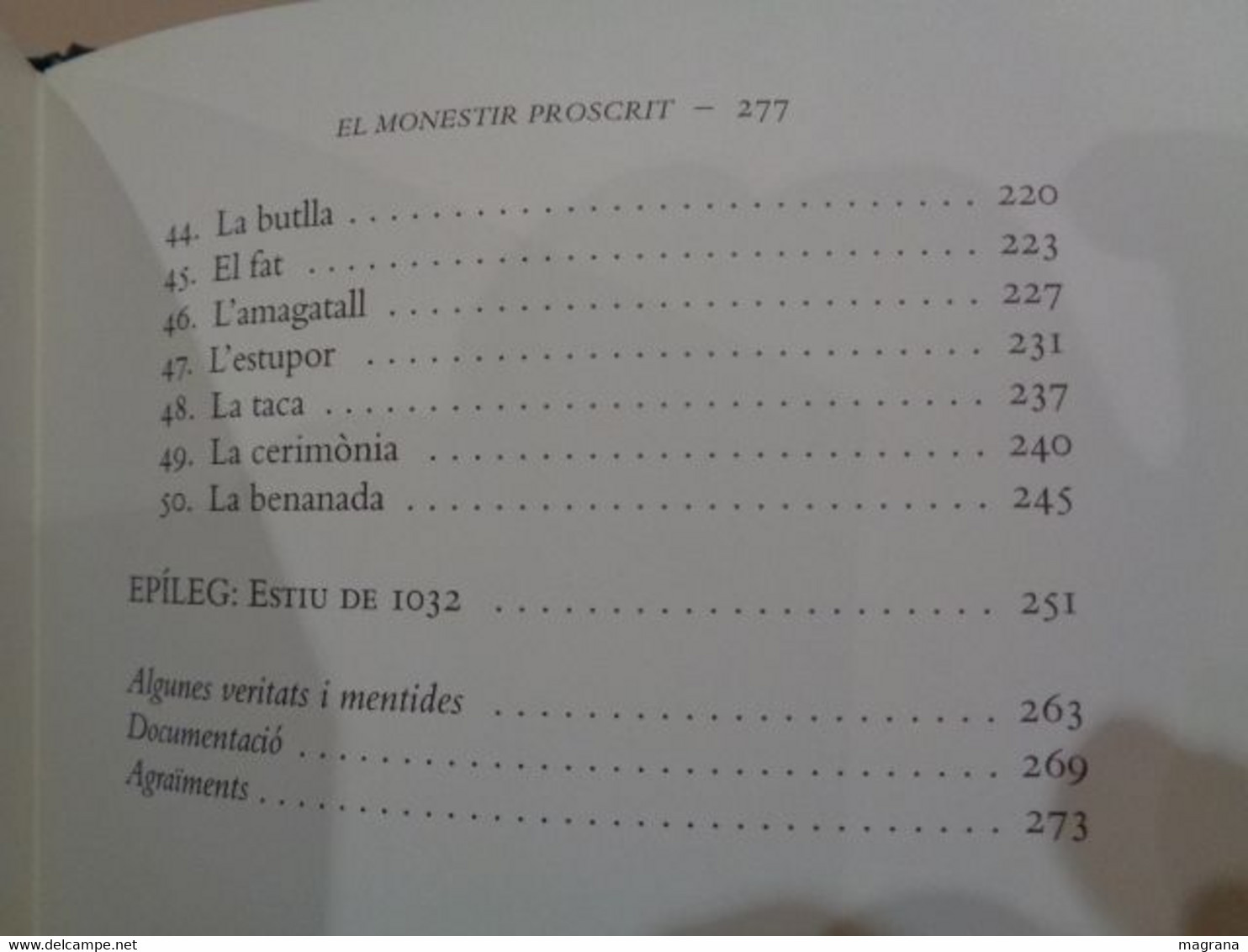 El Monestir Proscrit. Maria Carme Roca. Catalunya Segle Xi. Editorial Columna. 2018. 277 Pp. - Romans