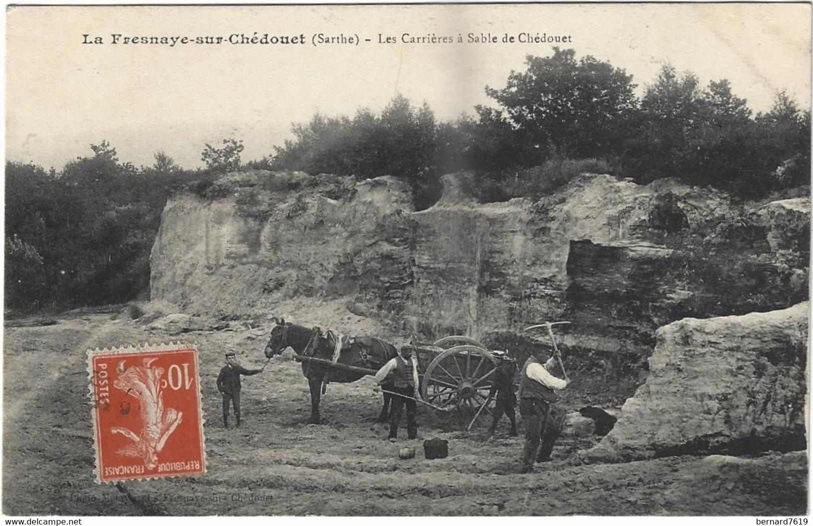 72    La Fresnaye Sur Chedouet  - Les Carrieres A Sable  De Chedouet - La Fresnaye Sur Chédouet