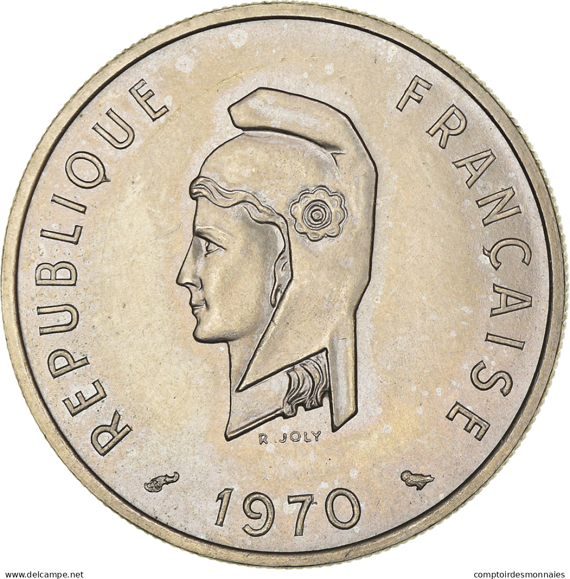 Monnaie, Djibouti, 50 Francs, 1970, SPL+, Nickel, KM:E6 - Dschibuti