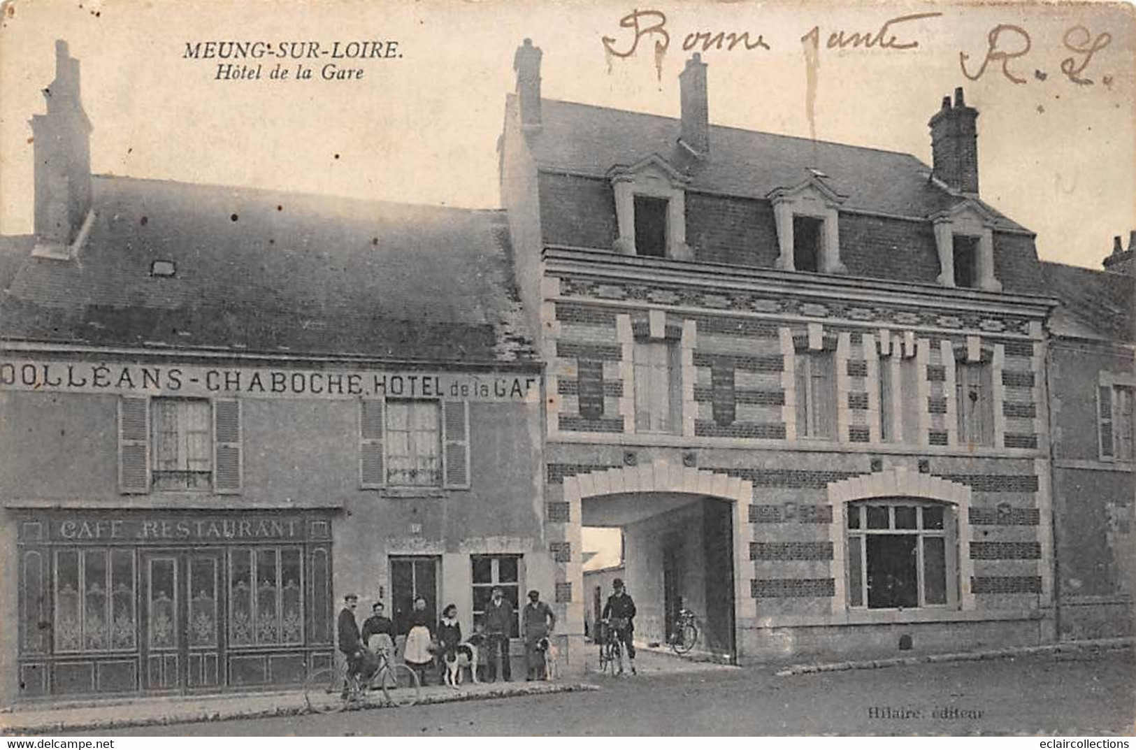 Meung Sur Loire            45          Hôtel De La Gare        (voir Scan) - Otros & Sin Clasificación