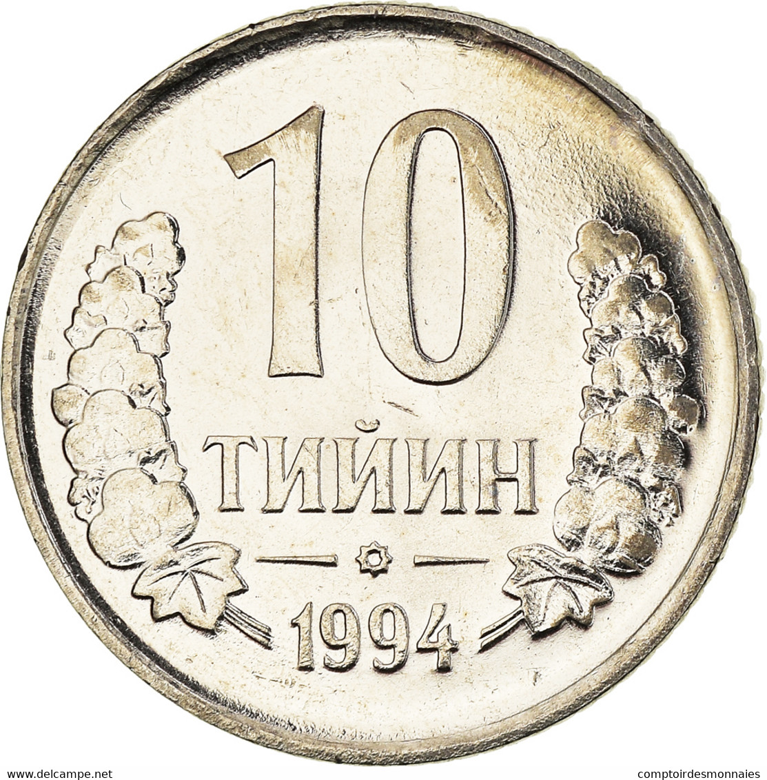Monnaie, Uzbekistan, 10 Tiyin, 1994, SPL, Nickel Clad Steel, KM:4.2 - Usbekistan