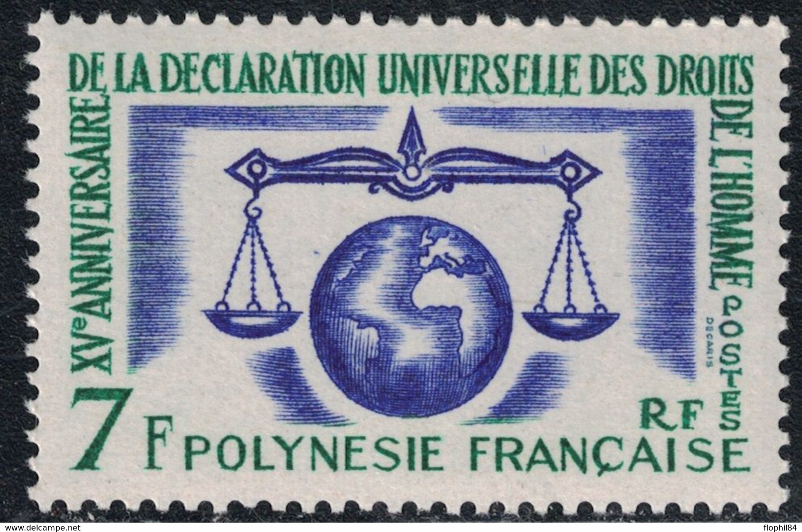 POLYNESIE FRANCAISE - N°25 - NEUF SANS TRACE DE CHARNIERE - COTE 15€70 - YT 2015. - Unused Stamps