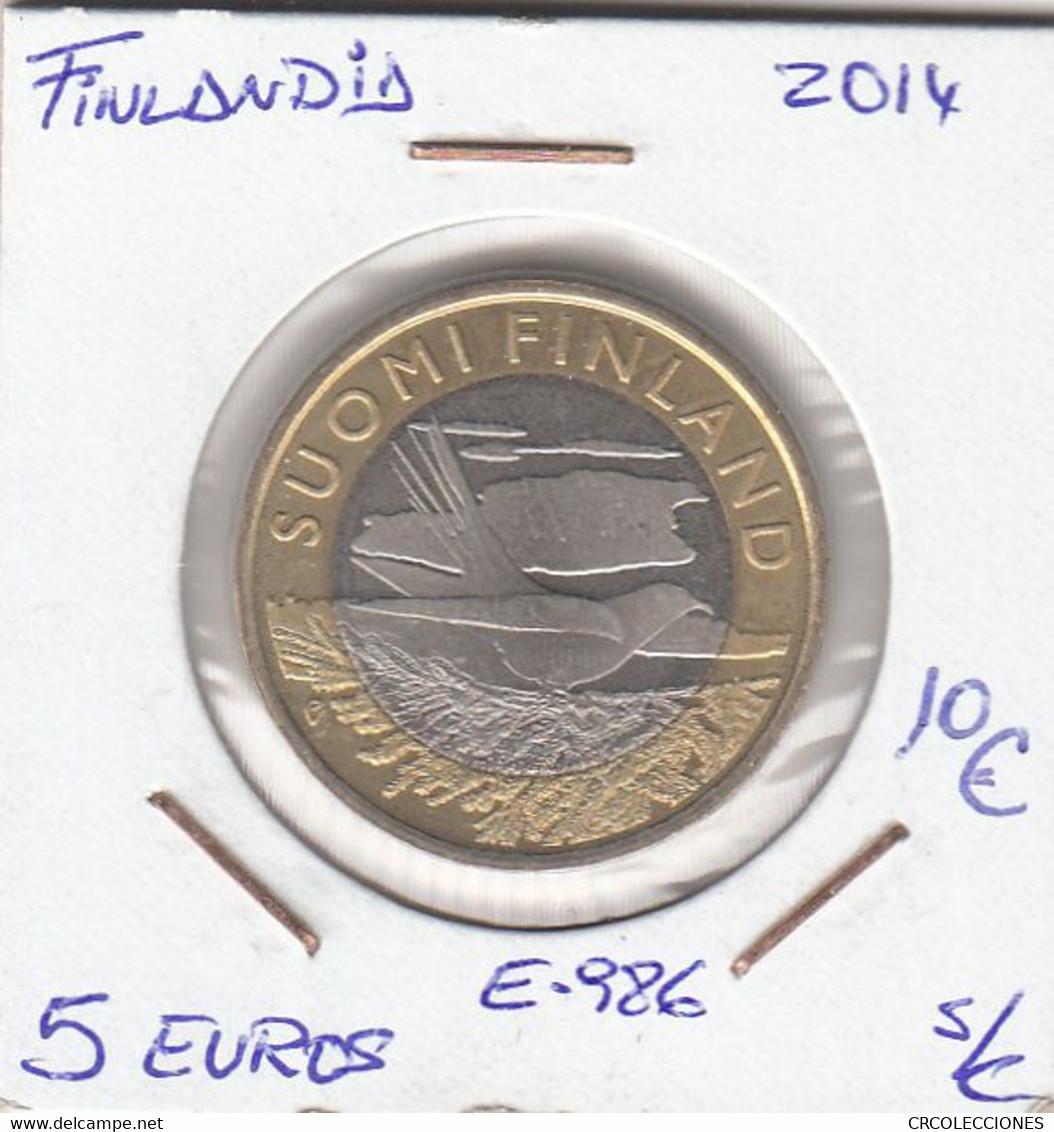 E0986 MONEDA FINLANDIA 5 EUROS 2014 SIN CIRCULAR 10 - Finlande