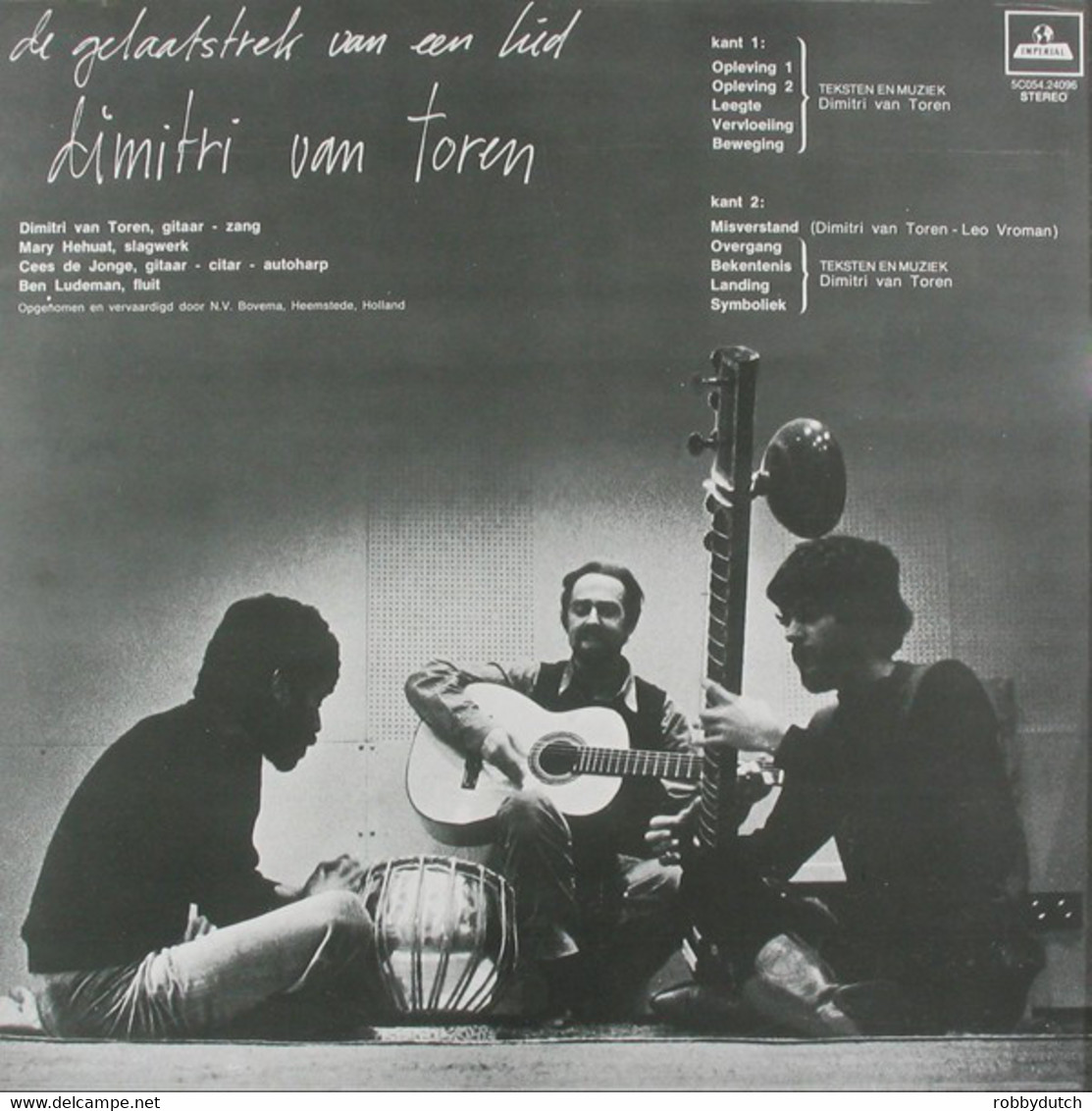 * LP *  DIMITRI VAN TOREN - DE GELAATSTREK VAN EEN LIED (Holland 1969) - Other - Dutch Music