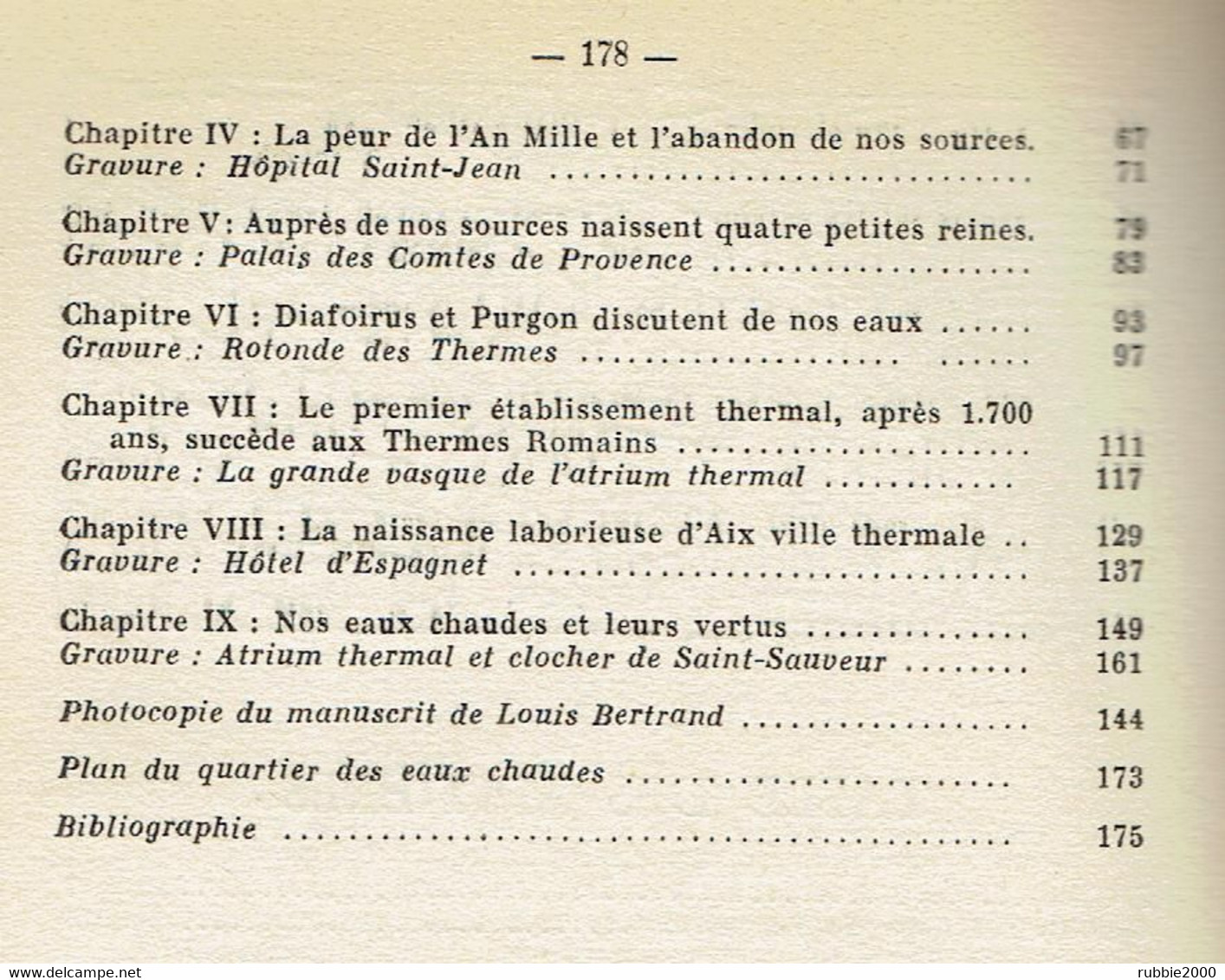 NOS EAUX CHAUDES A TRAVERS LES SIECLES AIX EN PROVENCE 1959 PAR ALBERT AYNAUD DESSINS DE JEAN MARIE LOUSTAUNAU - Côte D'Azur