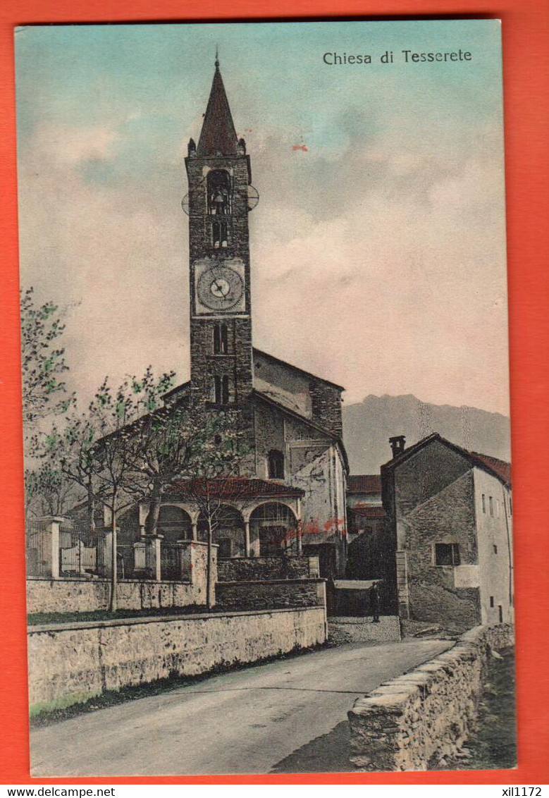 ZNK-09  Chiesa Di Tesserete   Finzi 10417 Non Circulé - Tesserete 