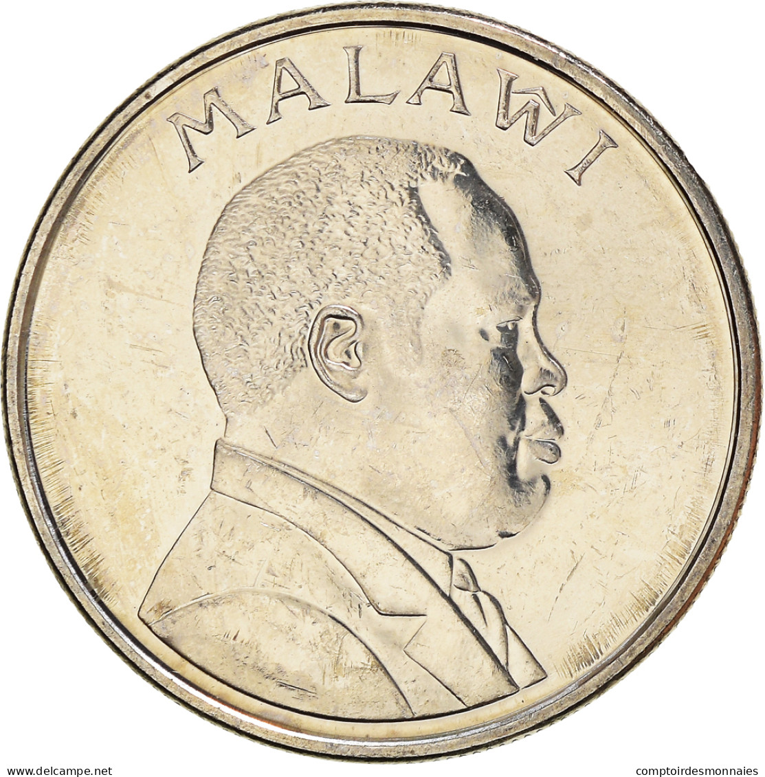 Monnaie, Malawi, 10 Tambala, 1995, TTB, Nickel Plaqué Acier, KM:27 - Malediven