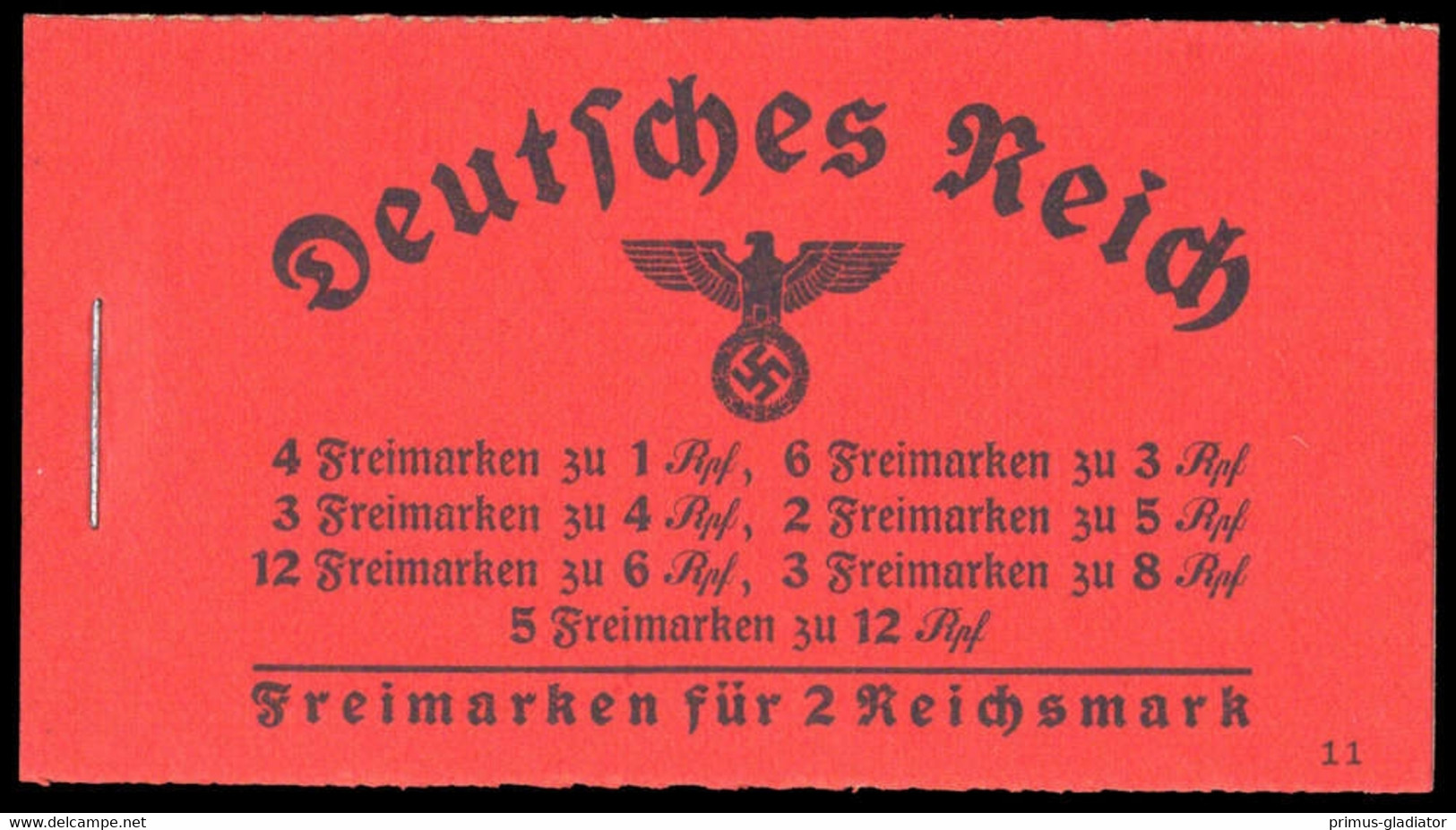 1940, Deutsches Reich, MH 39.1, ** - Markenheftchen