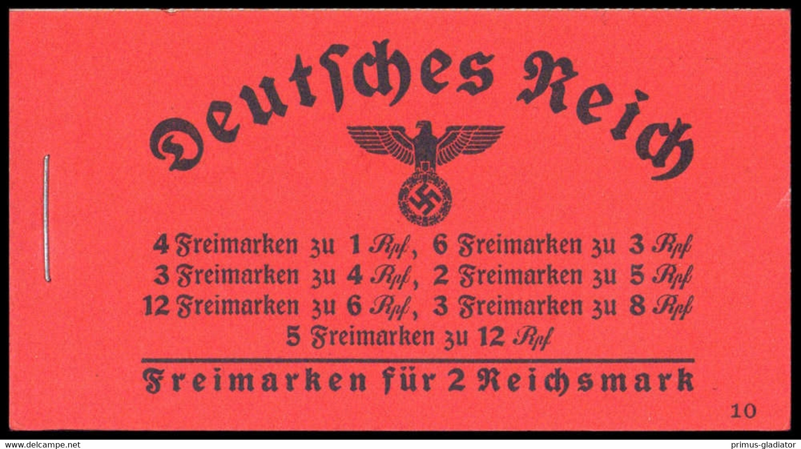 1939, Deutsches Reich, MH 38.2, ** - Libretti